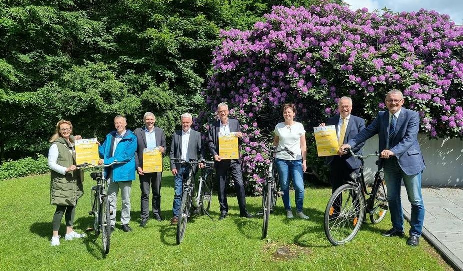 Aufgesessen! Vom 3. bis 26. Juni rufen die Gemeinden und der Landkreis wieder zur Teilnahme am Stadtradeln-Wettbewerb auf. Foto: cne