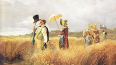 Der Sonntagsspaziergang von Carl Spitzweg, 1841.