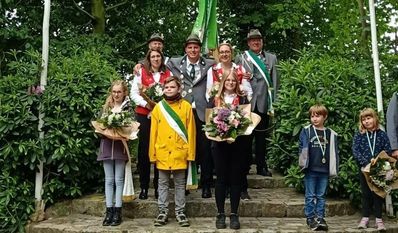 Das neue Königshaus vom Schützenverein Ebersdorf. Foto: eb