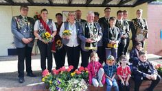 Das amtierende Königshaus freut sich auf ein schönes Schützenfest mit vielen Besucher:innen. Foto: eb