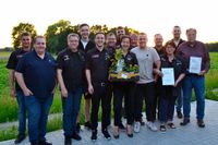 Die Geehrten der Motorsportgemeinschaft Spreckens