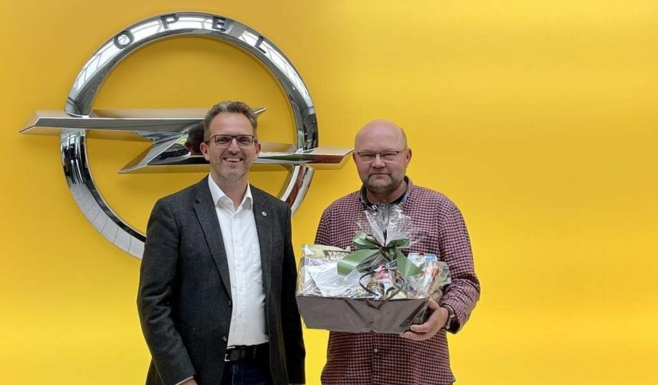 Horst Tietjen wurde von André Müller verabschiedet.