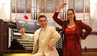 Zu Gast in der Ev.-luth. St. Lamberti-Kirche Selsingen: Das Orgel-Duo Iris und Carsten Lenz.