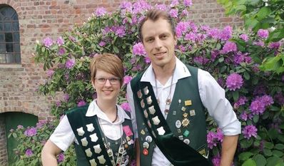 Jungschützen-Paar Jana Tietjens und Sjard Steffens