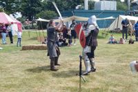 Informativ und unterhaltsam: Die Schaukämpfe der Vereinsmitglieder von Libera Castrum Voerde