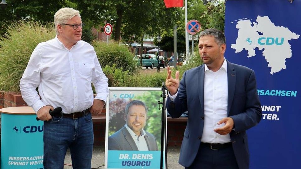 Dass die Zeiten für alle härter werden - da sind sich die CDU-Politiker Althusmann und Ugurcu einig.