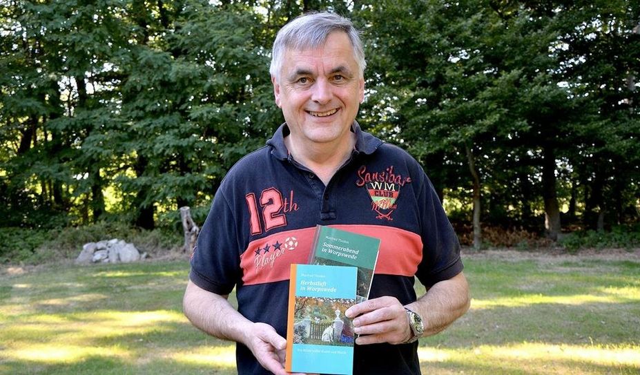 Manfred Thoden präsentiert seinen neuen Roman „Herbstluft in Worpswede“. Foto: rgp