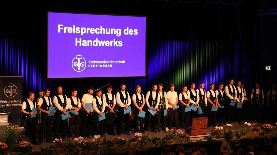 Die Freisprechungsfeier fand erstmals nach zweijähriger Pause wieder in Osterholz-Scharmbeck statt.