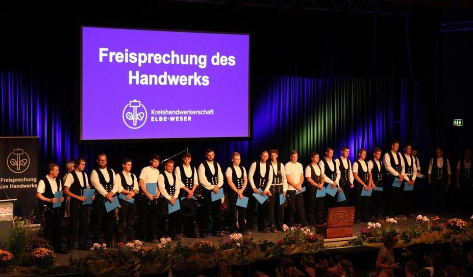 Die Freisprechungsfeier fand erstmals nach zweijähriger Pause wieder in Osterholz-Scharmbeck statt.