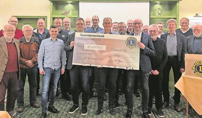 Im Jahr 2022 spendeten die Lions 6.000 Euro an Bremervörde hilft der Ukraine.