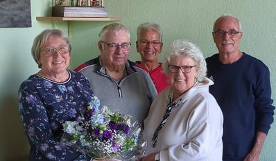 Von links: Elke Röpke, Horst Stelljes, Jutta Steinmann, Ursel Wildemann und Jörg Steinmann.