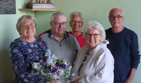 Von links: Elke Röpke, Horst Stelljes, Jutta Steinmann, Ursel Wildemann und Jörg Steinmann.