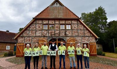 Der Vorstand des Heimatvereins bedankt sich bei Marianne Hauschild für ihr langjähriges Engagement.