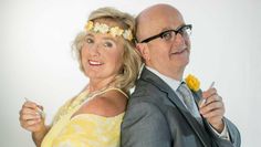 Zu Gast in der Pfarrscheune: Hella Rothe und Martin Mader. Foto: M. Sabelhaus