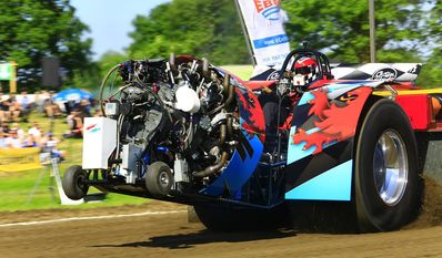 Der Roude Leiw Junior aus Luxemburg gehört zu den Spitzen-Traktoren in ganz Europa.