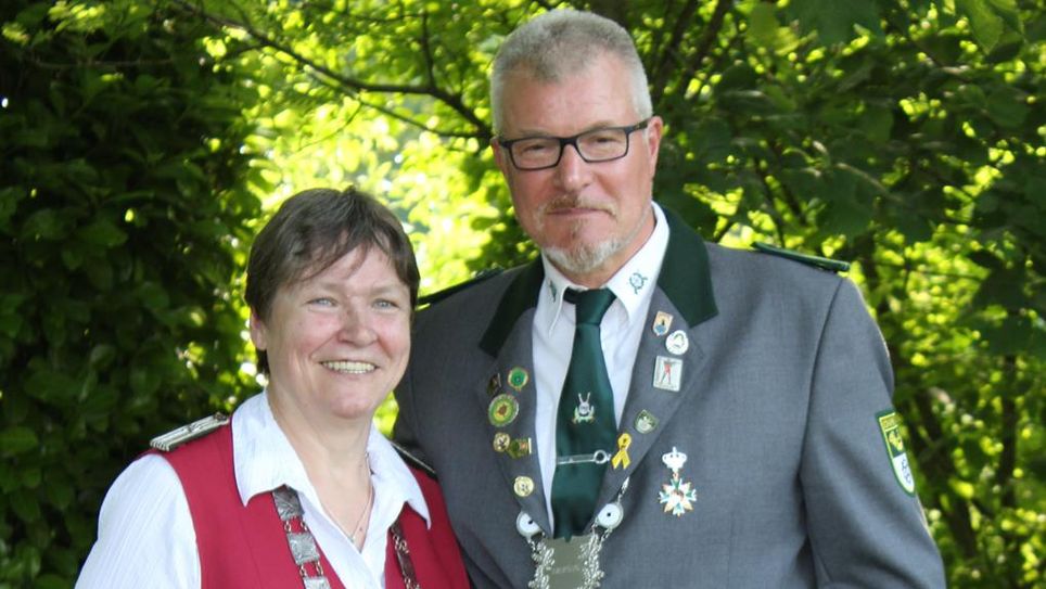 Königin Antje Heinke und ihr Vizekönig Rainer Wilking.