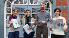 Martina Michelsen, Veronika Völker, David Cramer und Anja Nachtigall sind schon im „Italienfieber“.