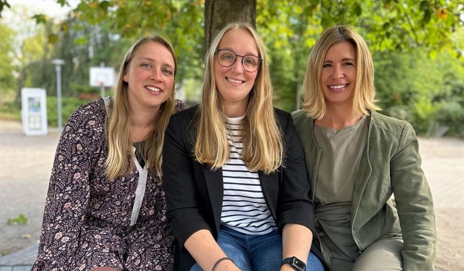 (v. l.) Kristin Ruthemeier (stellv. Leitung Kita Dat Butjerhus), Jacqueline Tusche (Kita Quartier am Wald und Krippe Hembergstraße) und Katrin Gefken (Kita an der Worpsweder Grundschule).