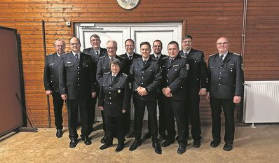 Die Feuerwehrleute sind mit dem vergangnen Jahr zufrieden und freuen sich auf ein ebenso erfolgreiches 2025.