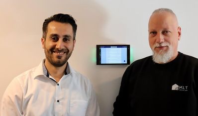 Seit fünf Jahren ein Team: Geschäftsführer Bassam Kane und Betriebsleiter Timo Lafrenz leiten die KLT Elektro GmbH.