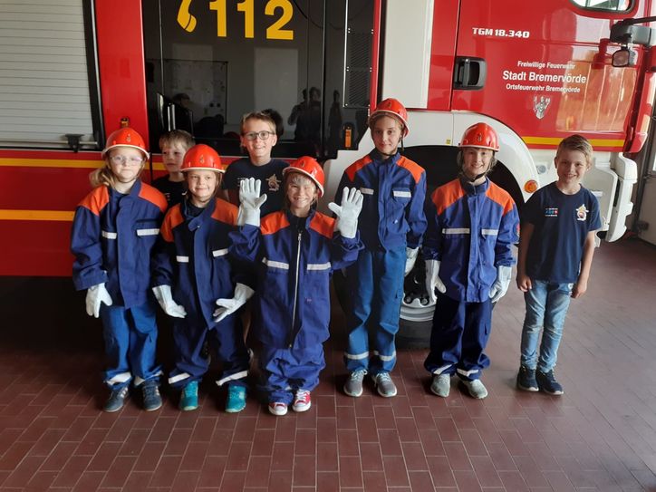 In Iselersheim lernen schon die Kleinsten die Arbeit der Feuerwehr kennen.