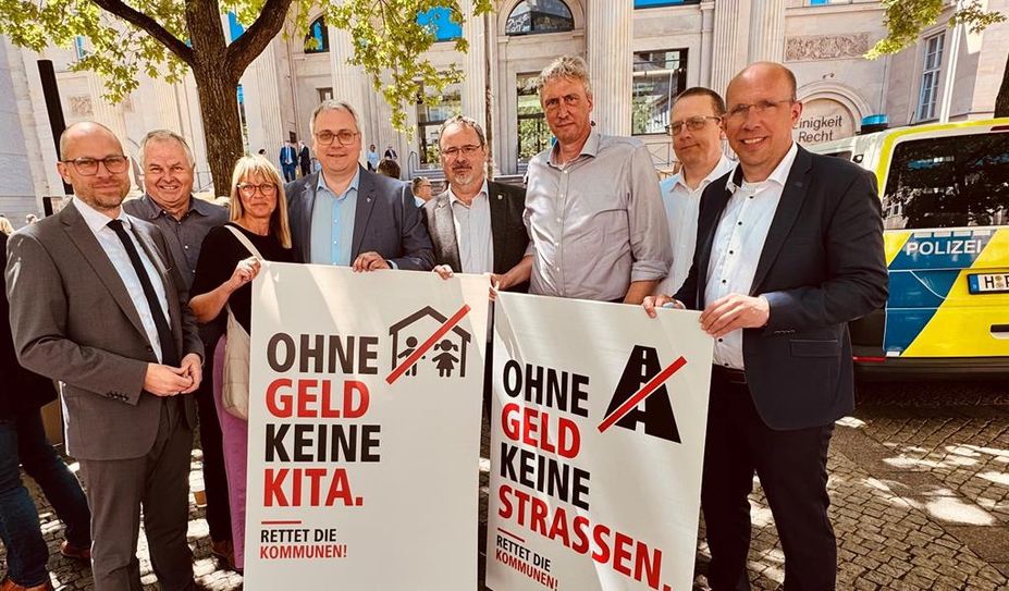 Auch Vertreter aus dem Landkreis Rotenburg waren bei der Demonstration in Hannover dabei.