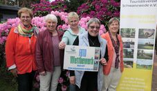 Der Vorstand des Touristikvereins. Von links: Margrit Mattfeld, Dorit Steengrafe, Ulrike Stührenberg, Cornelia von Rahden, Käte Baumann.