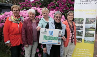 Der Vorstand des Touristikvereins. Von links: Margrit Mattfeld, Dorit Steengrafe, Ulrike Stührenberg, Cornelia von Rahden, Käte Baumann.