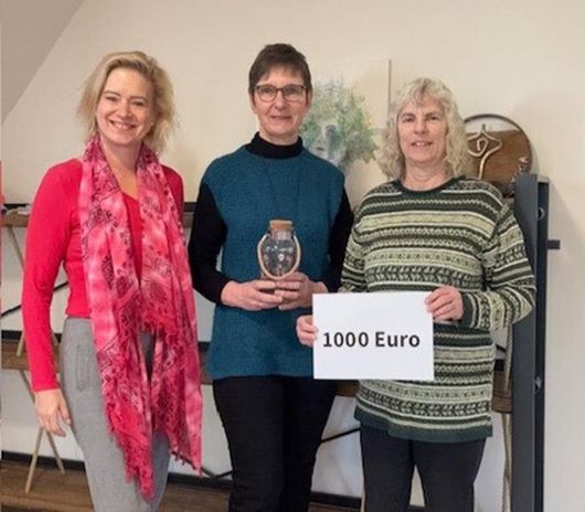 (v. l.) Sandra Fricke, Marlies Wellbrock und Petra Fischer freuen sich über die Unterstützung der Bürgerinnen und Bürger.