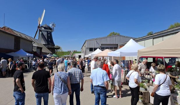 Die Mühle kann beim Bauern- und Kunsthandwerkermarkt ebenfalls besichtigt werden.