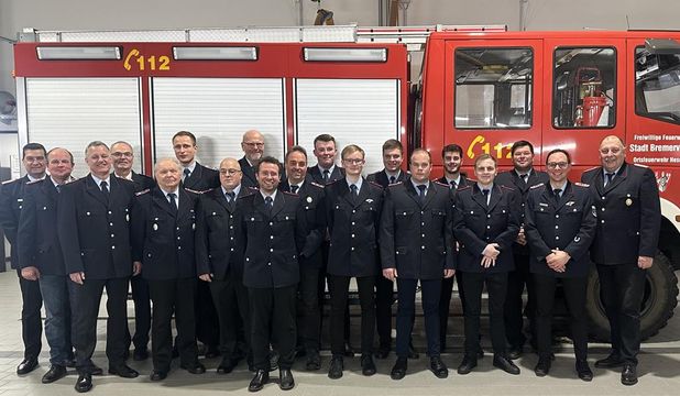 Die gewählten, beförderten und geehrte Mitglieder 2026.