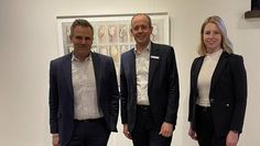 Michael Kersting, Jan Mackenberg und Stefanie Kase stellten die Geschäftsentwicklung der Volksbank eG Osterholz Bremervörde im vergangenen Jahr vor.