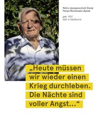 Hat den NS überlebt und muss erneut aufgrund von Krieg um sein Leben fürchten: Petro Jossypowytsch