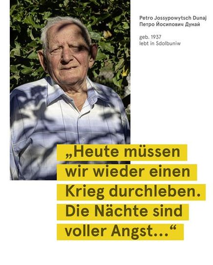 Hat den NS überlebt und muss erneut aufgrund von Krieg um sein Leben fürchten: Petro Jossypowytsch