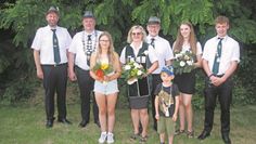Die noch amtierende Königsfamilie in Oerel freut sich auf zwei tolle Tage mit viel Programm.