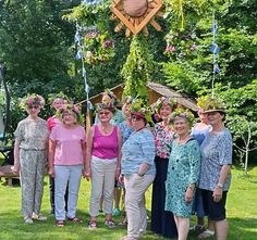 Der Chor Cantilena beim diesjährigen Midsommar-Fest.