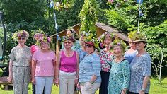 Der Chor Cantilena beim diesjährigen Midsommar-Fest.