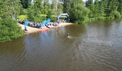 Eine Trinkpause zwischendurch darf natürlich nicht fehlen.