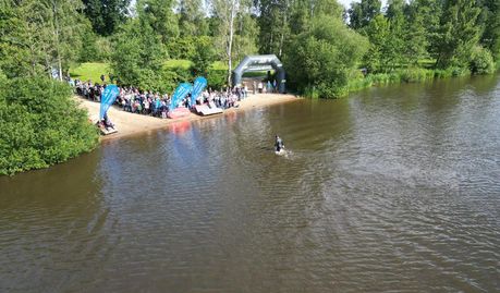 Eine Trinkpause zwischendurch darf natürlich nicht fehlen.