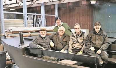 Es gibt immer was zu tun: (v. l.) Hartmut Schmidtke, Detlef Klein, Richard Henning, Meino Burmann und Reiner Hildebrandt.