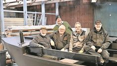 Es gibt immer was zu tun: (v. l.) Hartmut Schmidtke, Detlef Klein, Richard Henning, Meino Burmann und Reiner Hildebrandt.