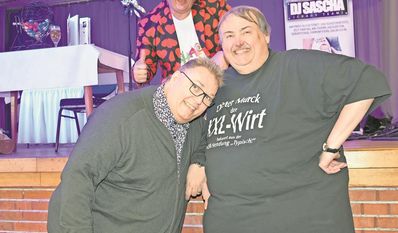 Freuen sich auf einen spaßigen und spannenden Tag: Michael Thürnau (vorne links) und Dieter Murck (vorne rechts).