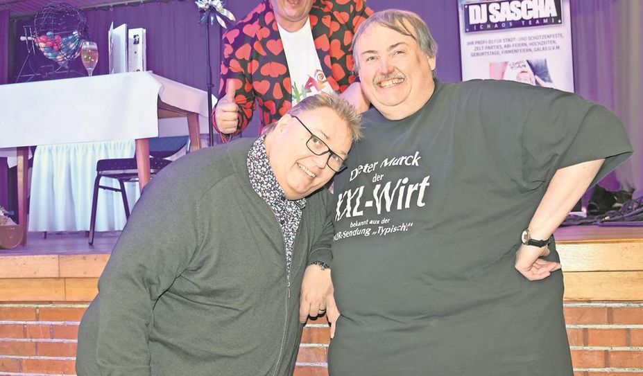 Freuen sich auf einen spaßigen und spannenden Tag: Michael Thürnau (vorne links) und Dieter Murck (vorne rechts).