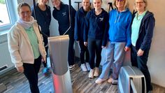 Bianca Holsten (2. v. l.) liebt ihre Arbeit mit ihrem Team im Gesundheitszentrum.