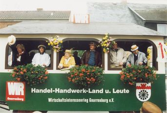 Auch der Weihnachtsmann war schon früh ein Teil der Weihnachtsverlosung.