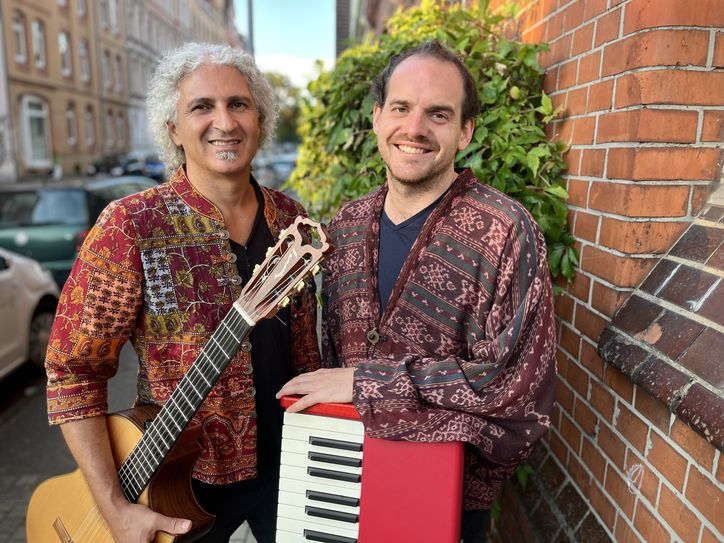 Das Duo Omid und Arne