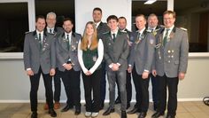 Der neu- und wiedergewählte Vorstand des Schützenverein Hollen.