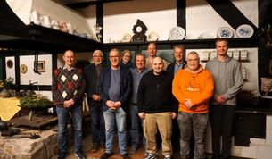 Der Vorstand blickt voller Hoffnung auf das neue Jahr.