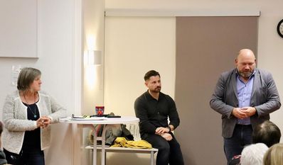 Standen Rede und Antwort: Christine Struthoff, Jan Fetchenheuer und Torsten Haß.