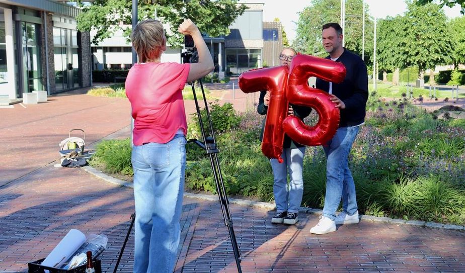 Behind the scenes: Promoaktion zum 75-jährigen Jubiläum.